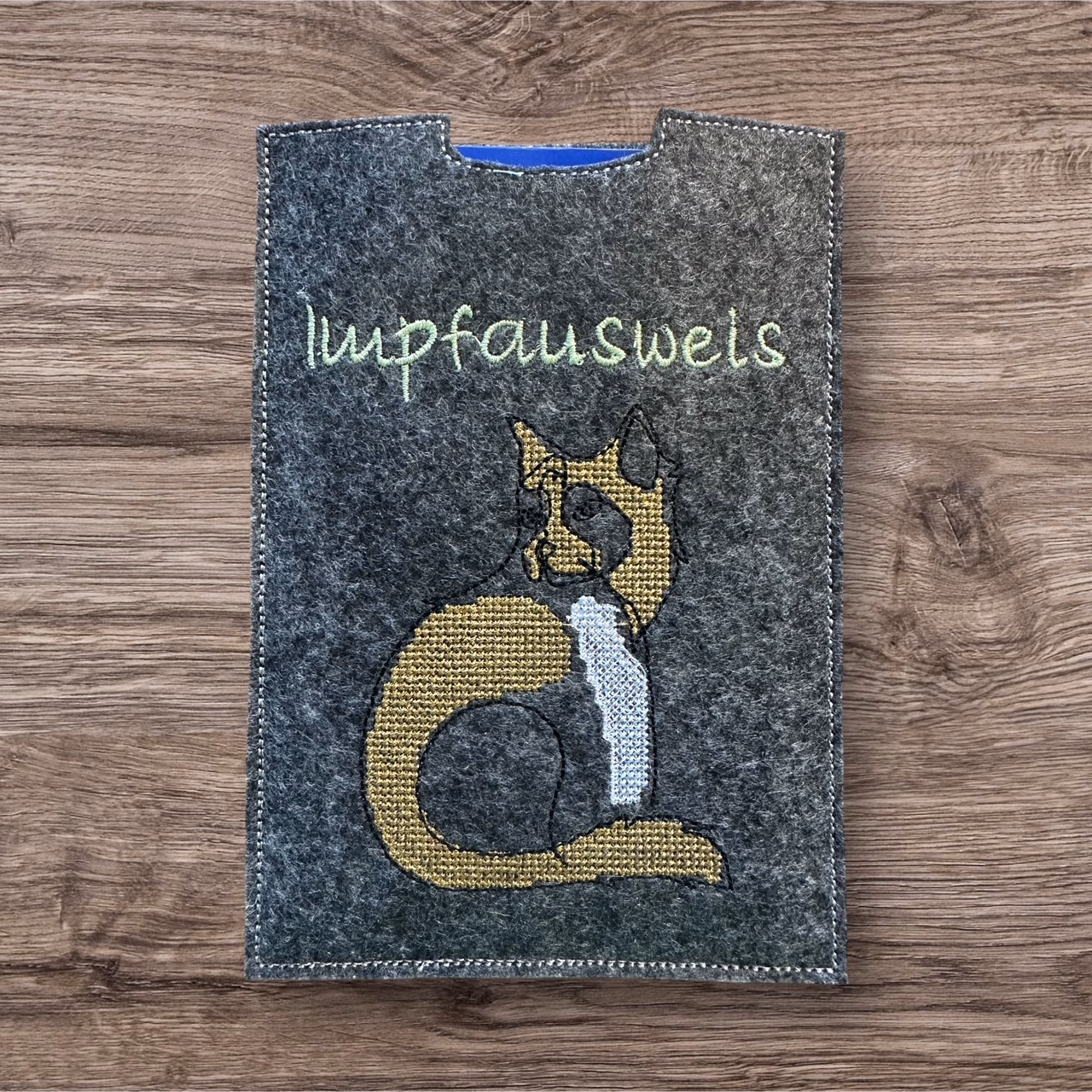 Handgemachte Heimtierausweis/ Impfpass Hüllen unikat – Bild 3