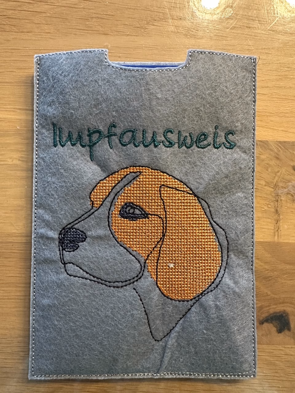 Handgemachte Heimtierausweis/ Impfpass Hüllen unikat – Bild 6