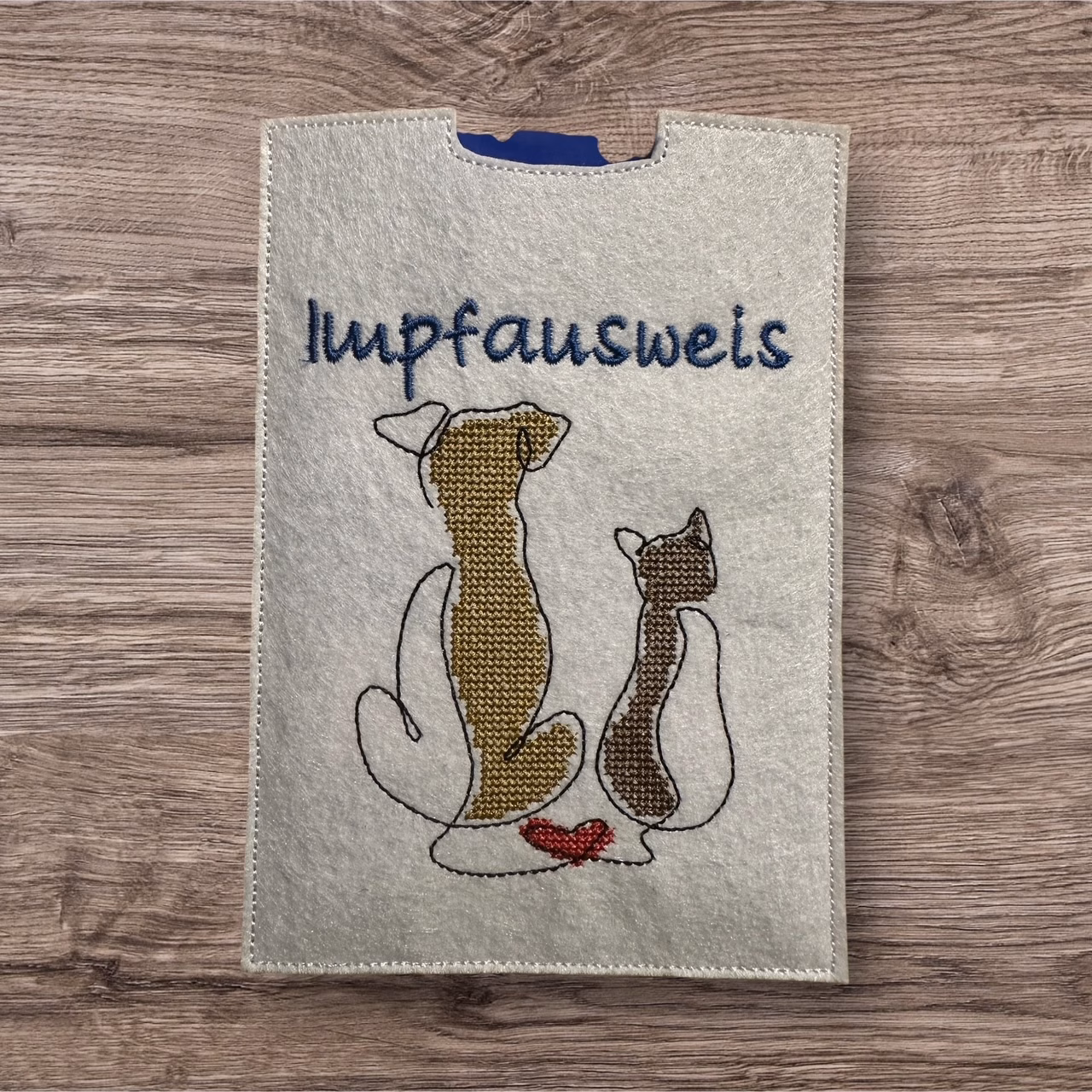 Handgemachte Heimtierausweis/ Impfpass Hüllen unikat – Bild 7