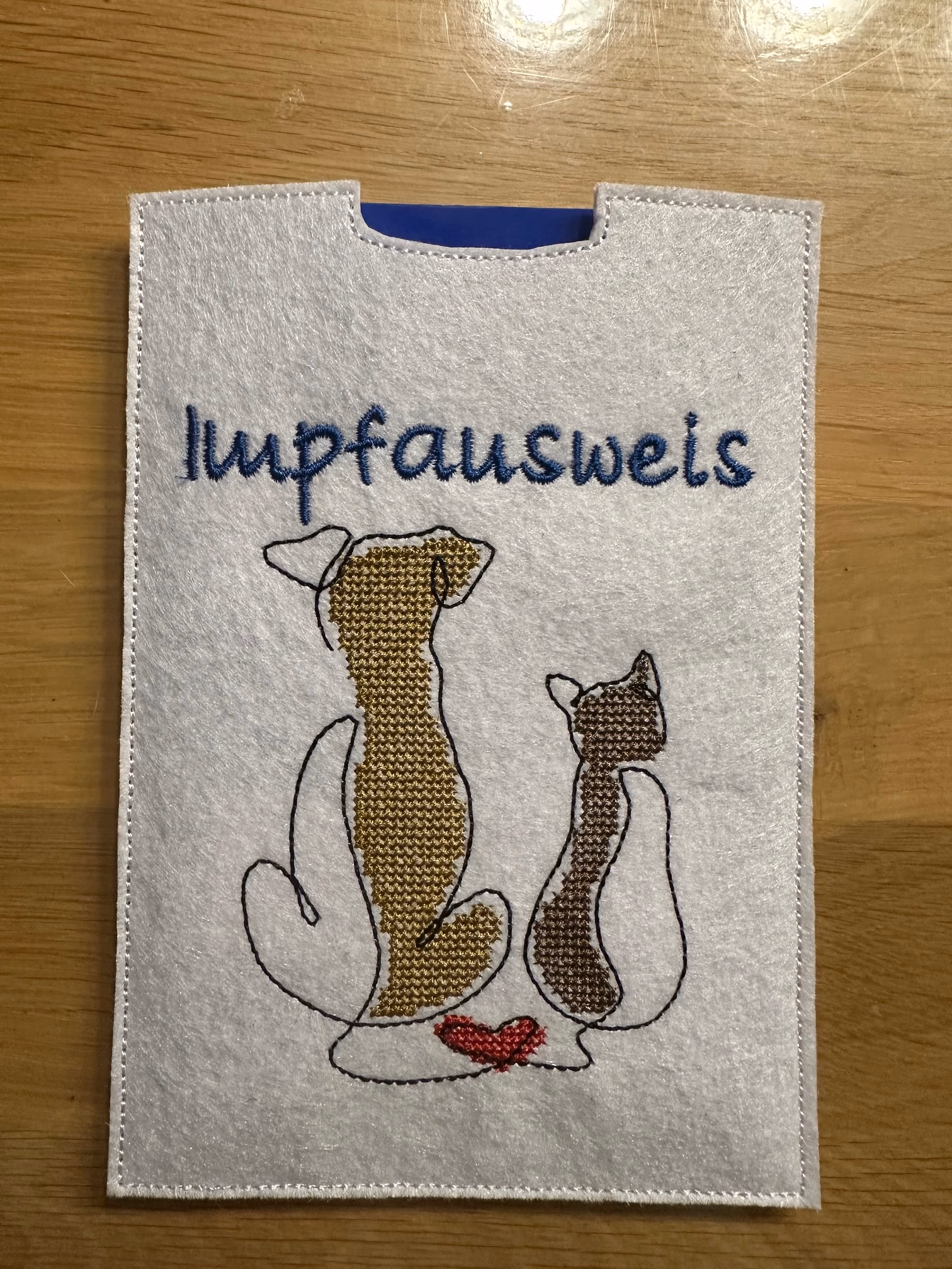 Handgemachte Heimtierausweis/ Impfpass Hüllen unikat – Bild 11