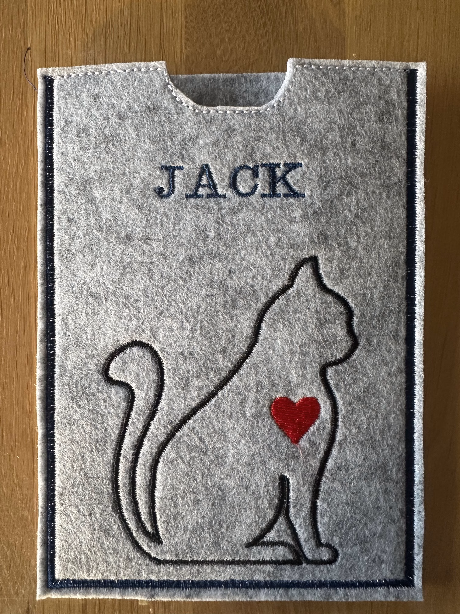 HANDGEMACHTE HÜLLE FÜR DEN EU-HEIMTIERAUSWEIS – PERSONALISIER – Bild 4