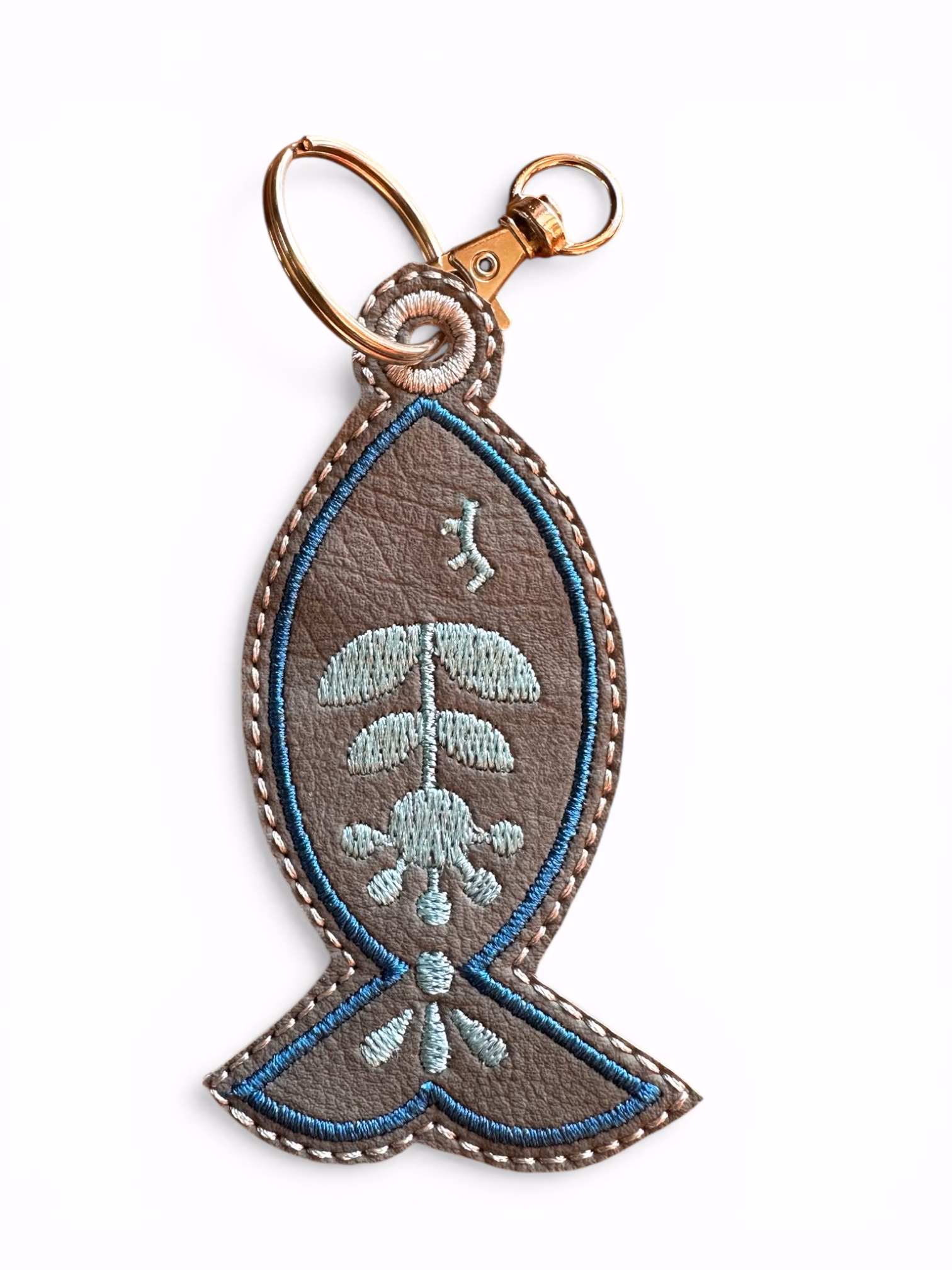 Handgemachte Taschenbaumler – Glücksanhänger Eule & Fisch aus Skandinavien 🐾❤️ – Bild 2