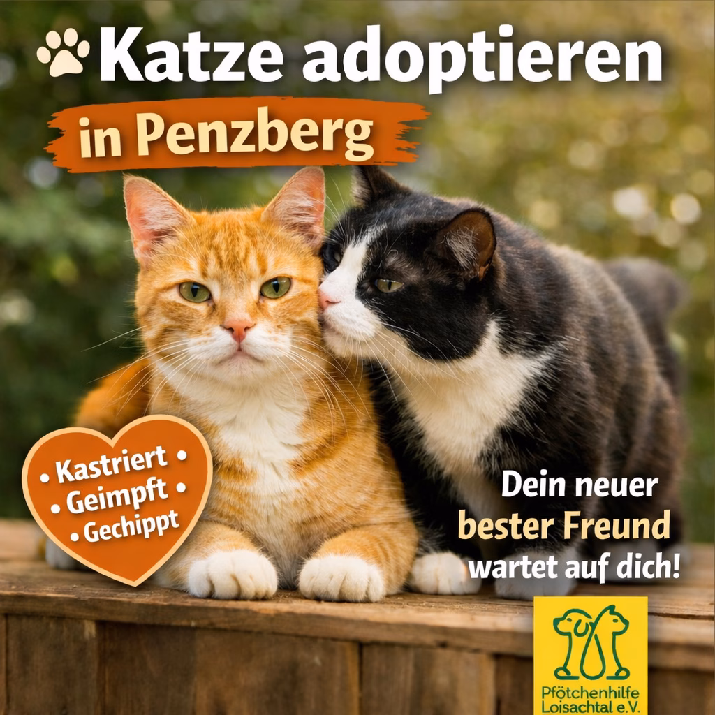 Katze adoptieren Penzberg – Pfötchenhilfe Loisachtal Katzenvermittlung