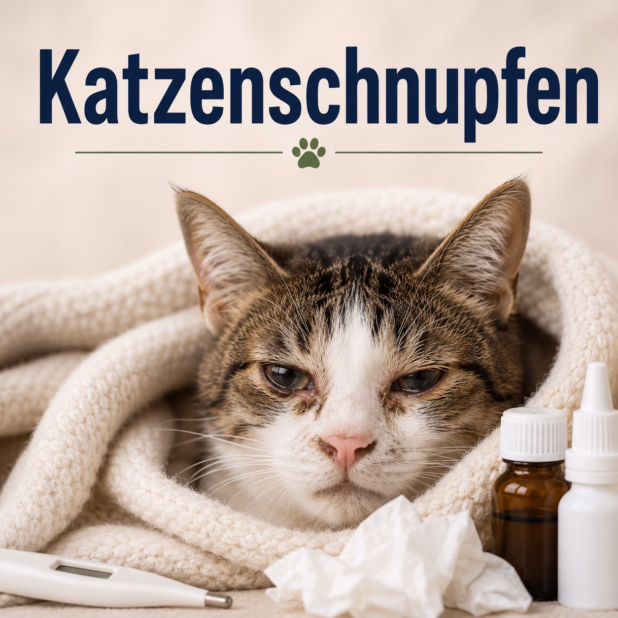 Katzenschnupfen – Symptome, Behandlung und Vorbeugung